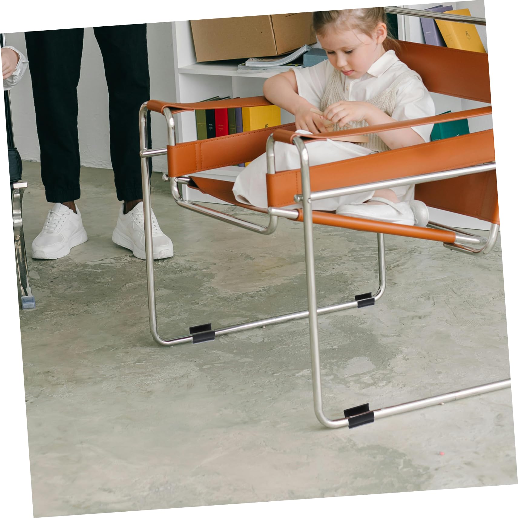 VILLCASE De Piso para De Muebles Pata De Silla con Almohadilla De Fieltro Tapones De Fieltro Sillas Cubiertas Almohadillas De Fieltro Largo Sintió 10 Piezas X 4