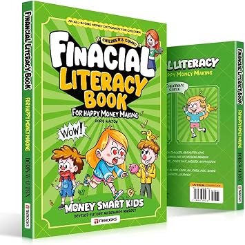 The Children's Financial Intelligence Knowledge Comic Book, How to save money and make it grow,Financial education for children,Financial Literacy for Kids