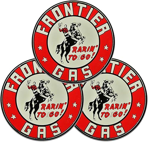 Miniatura 162 de Brotherhood Letrero de gas vintage de reproducción de letreros de metal vintage, letrero redondo de metal para garaje y hogar, 8 pulgadas de Nourse