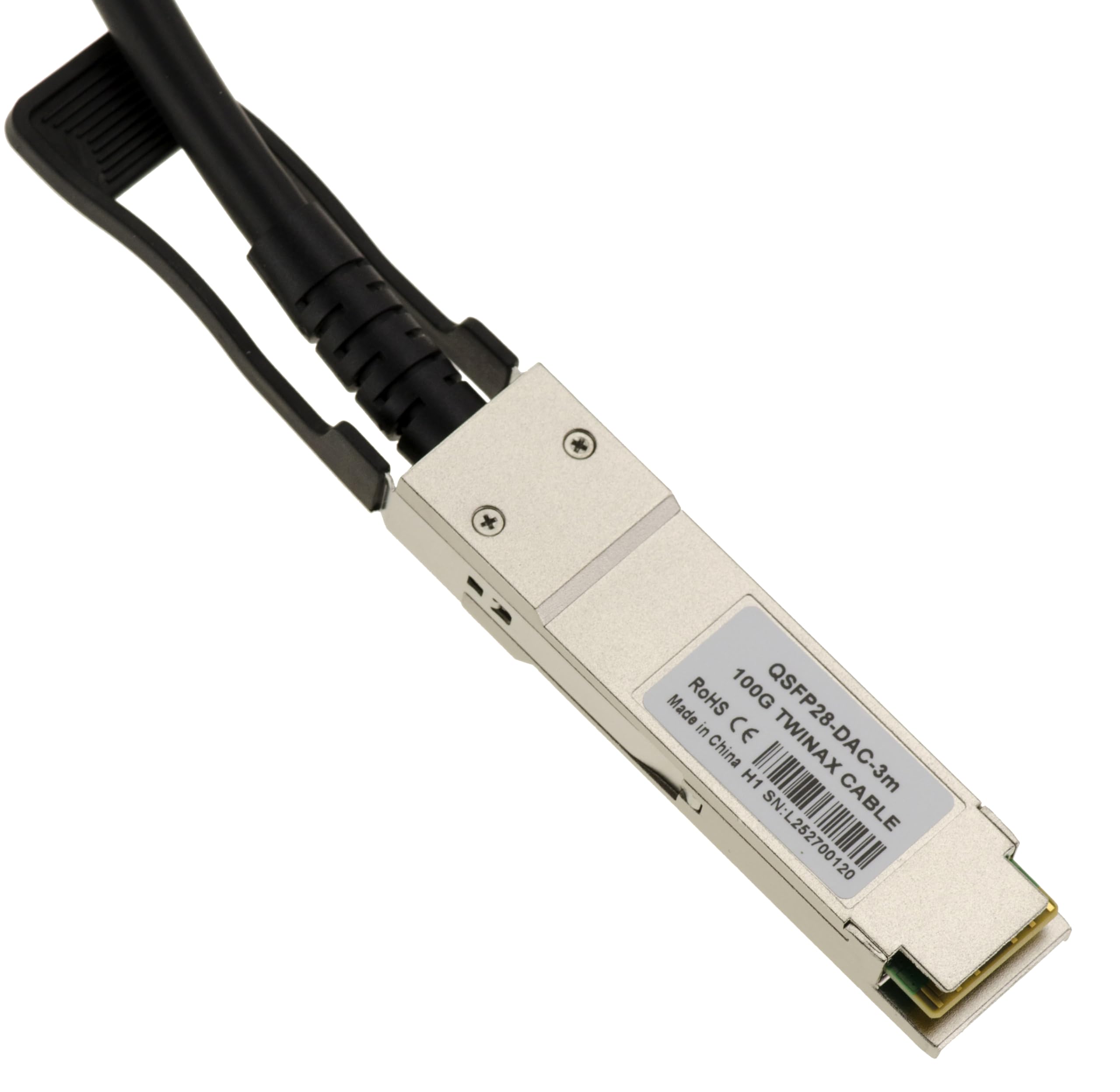 KALEA-INFORMATIQUE Cavo di rete tipo TWINAX DAC per connessione QSFP28 100G lunghezza 3M