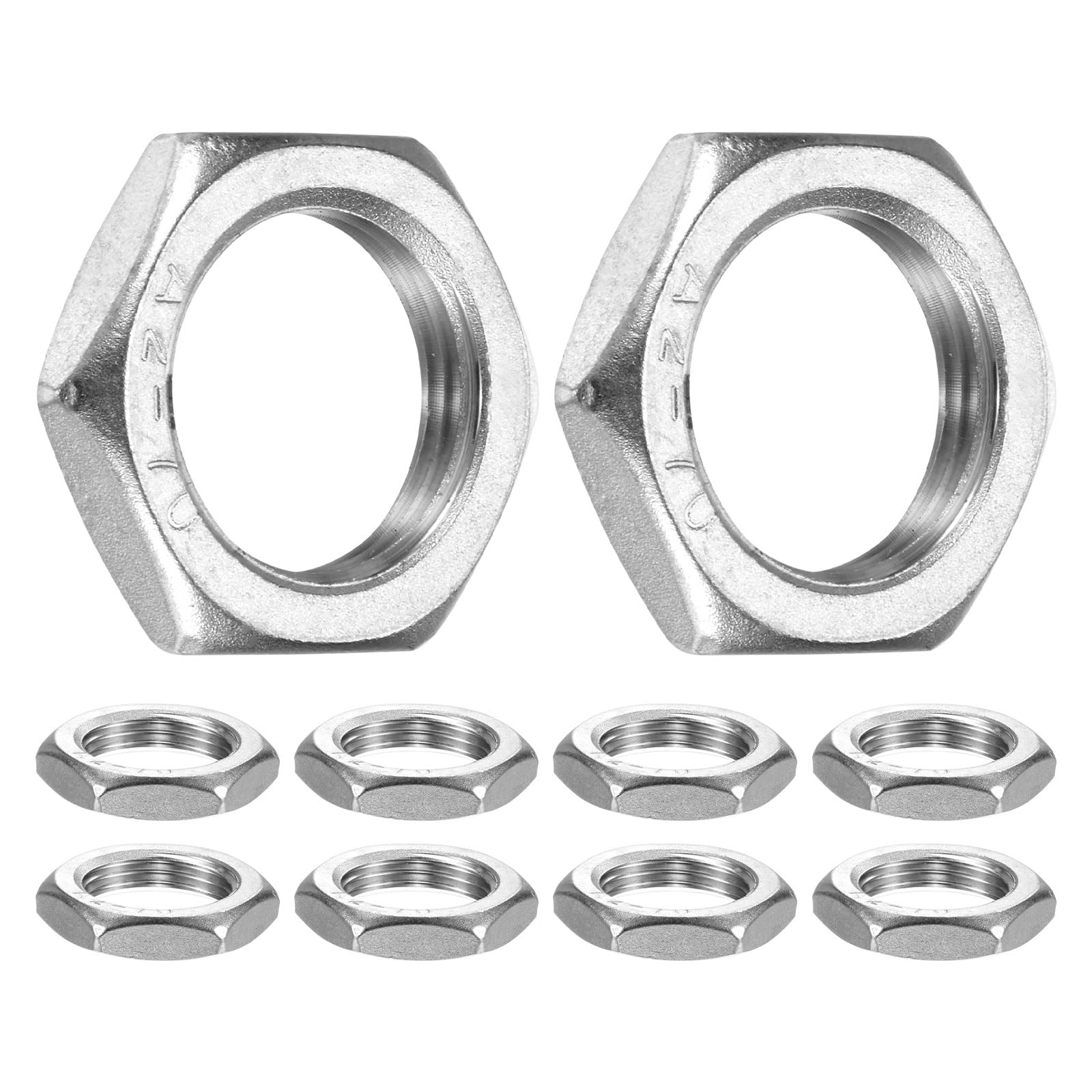 M METERXITY 10-Pack Cast Pipe Fitting Hex Locknut