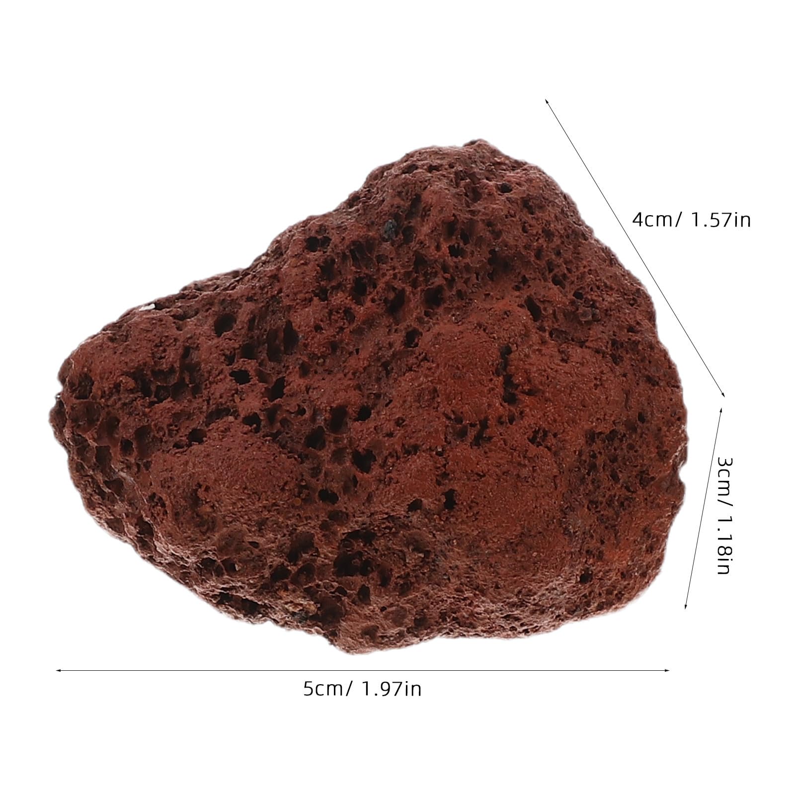 Sable de Fond en Pierre Gravier 1,5kg Issue de Volcan pour Aquarium, Décor Stable et Non Soluble pour Aquascaping et Poissons Betta