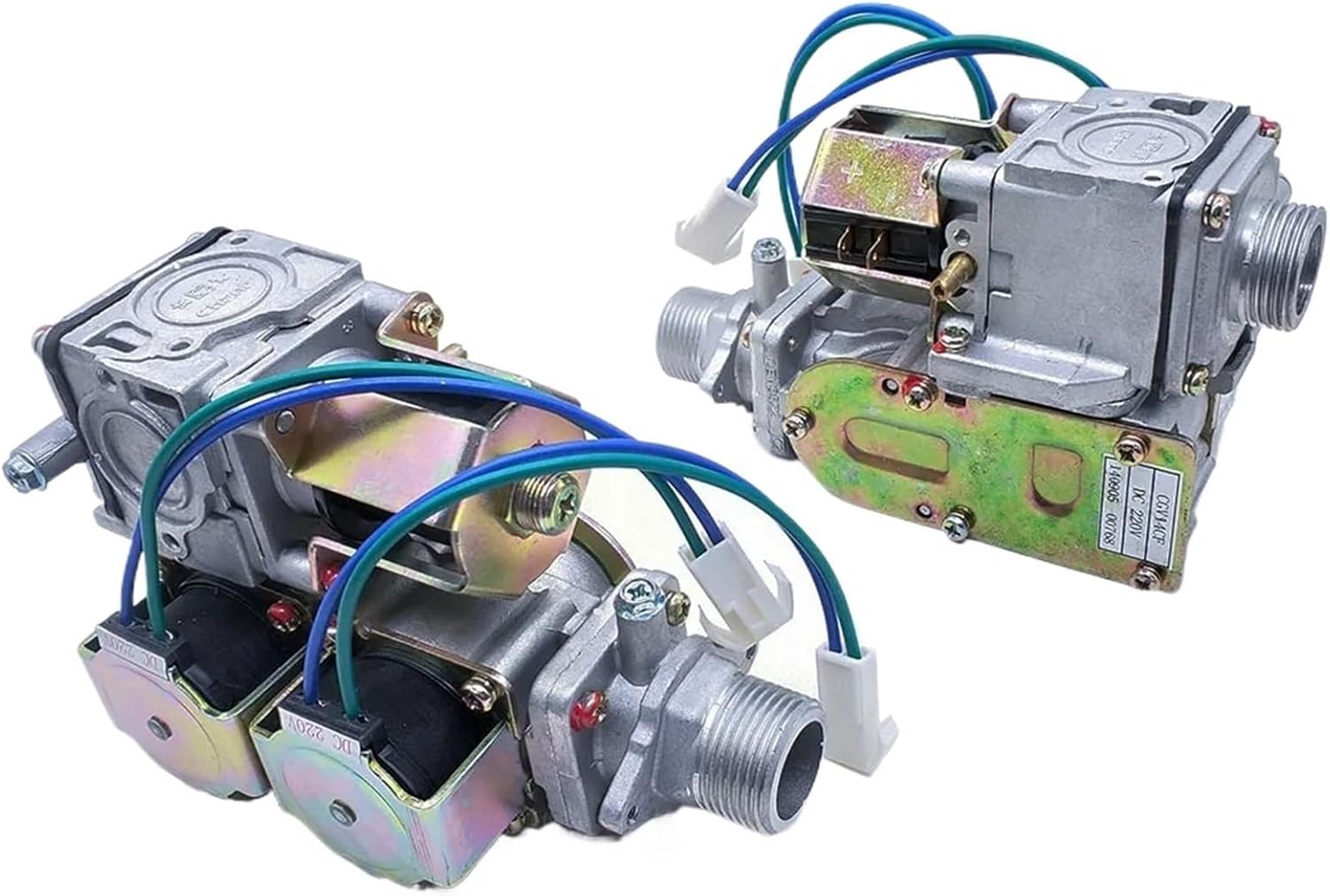 220V 110V 24V Gas Intake Valve Proportional Valve For Gas Boilers Water Heater Wall Mounted Furnace Spare Parts(Gray)