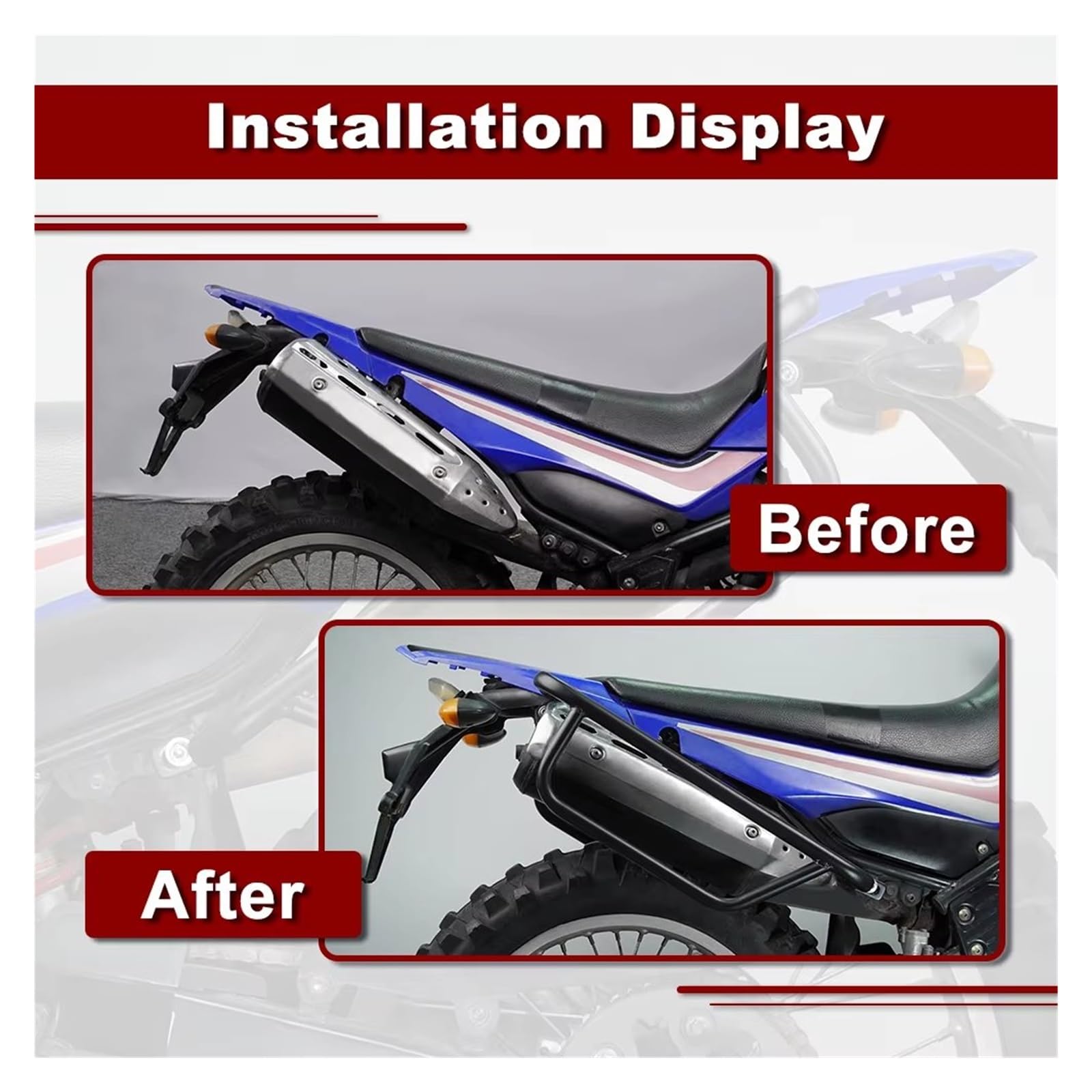 Paramotore Tubolare Motociclette Per XT250 2008-2024 Per XT250X Protezione Pannello Laterale Protezioni Paraurti Motore Barre Protezione Laterali Protezione Telaio Motorcycle motore Paraurti