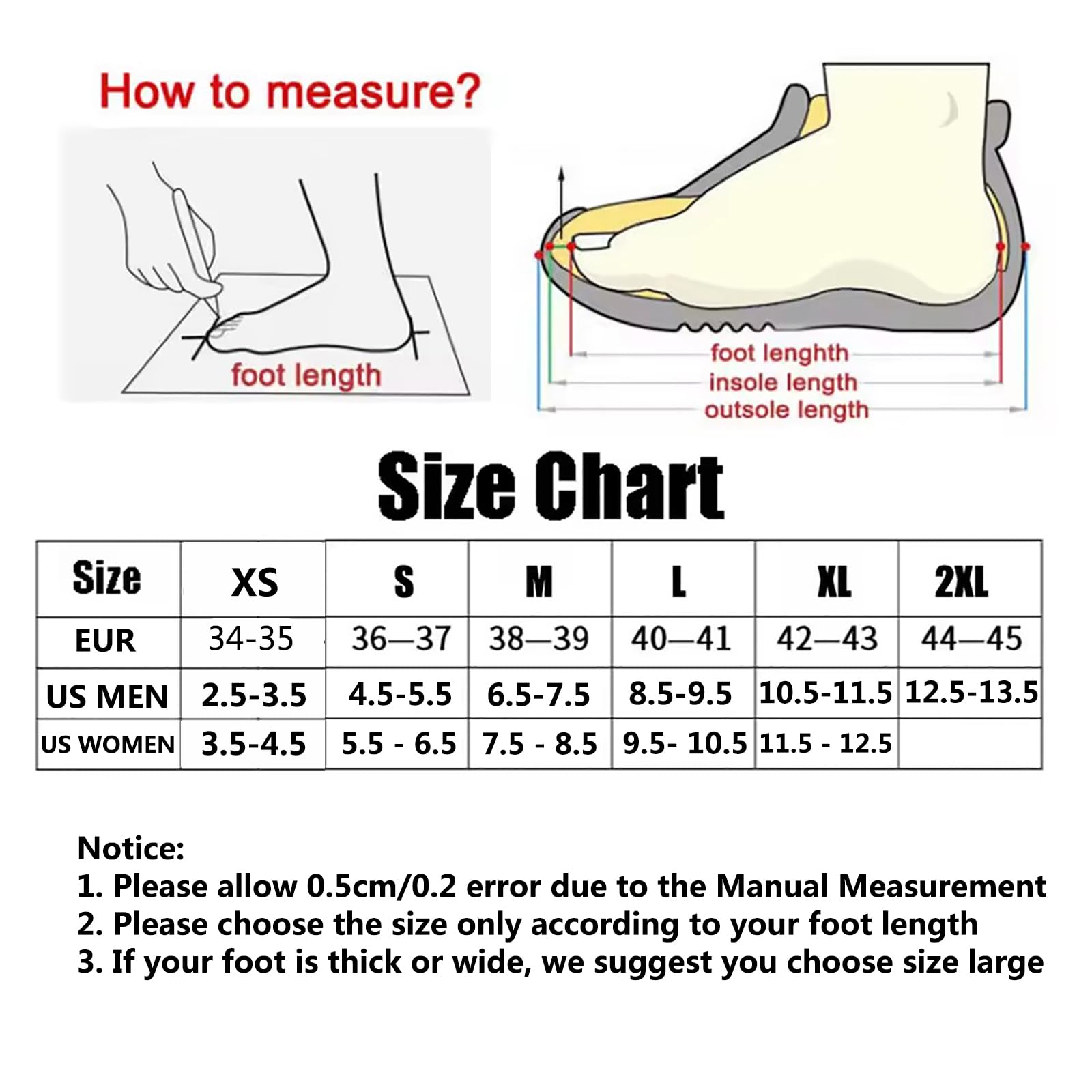 WYYHAA 3mm Neoprene Water Socks for Snorkeling, Surfing, Kayaking – Anti-Slip, Thermal, Durable Wetsuit Socks,Blue,S