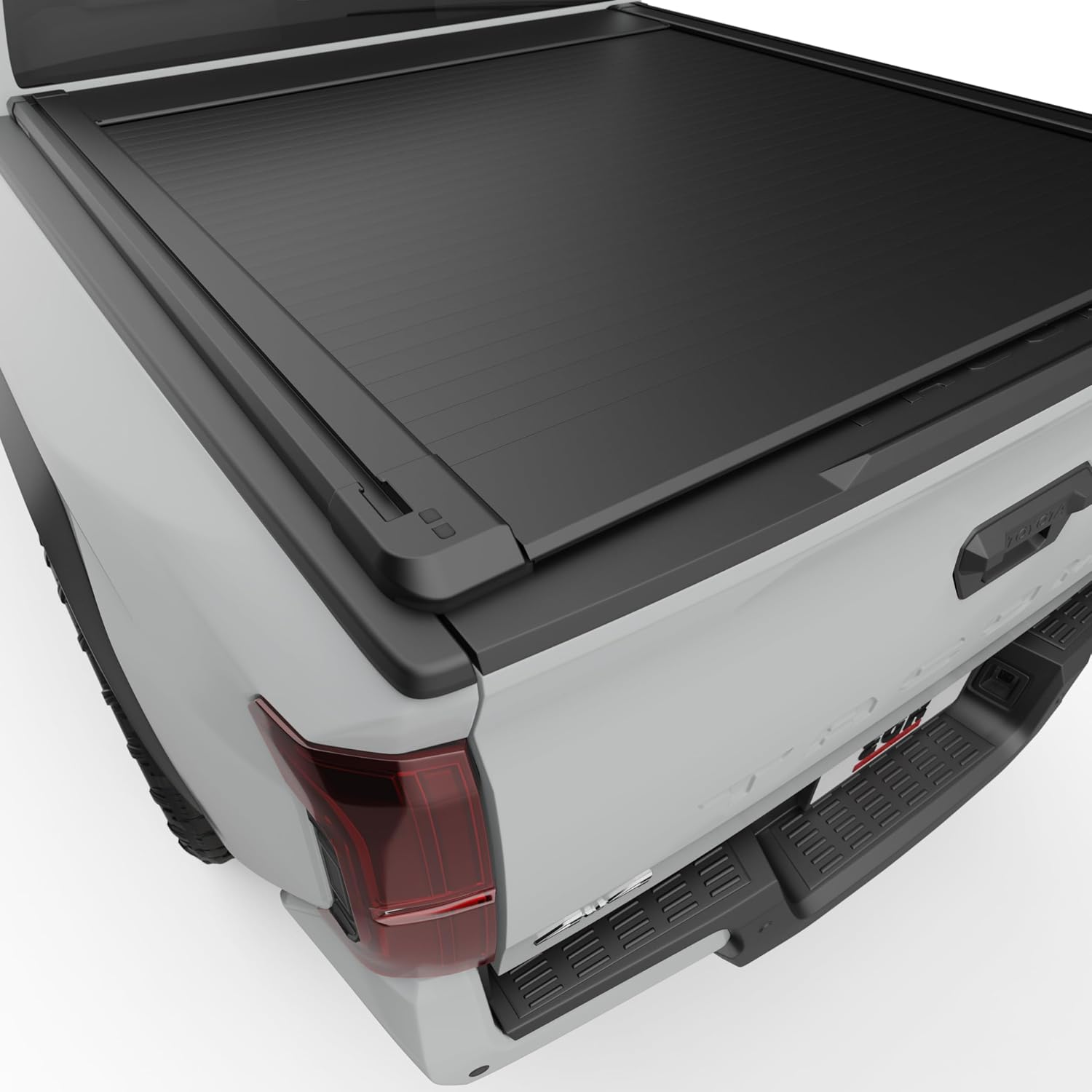 EGR RollTrac Electric Retractable Tonneau Cover - Compatible with Toyota Tacoma with 5.0 Bed (2024+ Models) - Aluminum Bed Cover - RT040484E