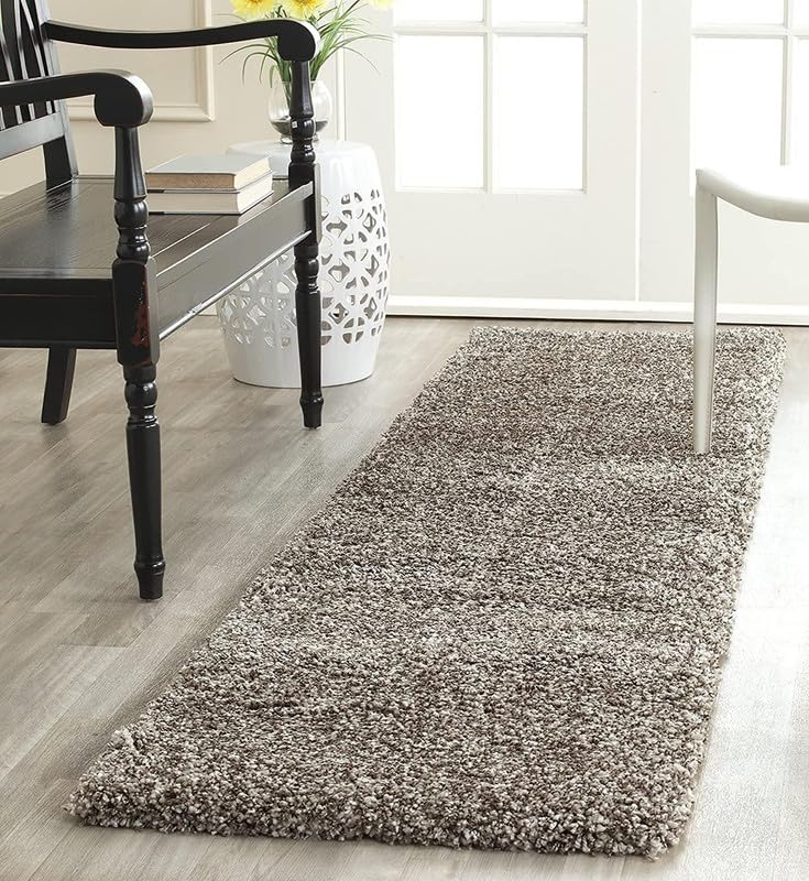 ITALFLOOR Modern Shaggy Carpet & Fluffy Soft Rug (2 Inches Thickness) for Living Room Bedroom Kids Room - Plush Thick Area Rug | Cozy Carpet - Modern Decorative Floor Mat(2x6 Feet Red Box) 3