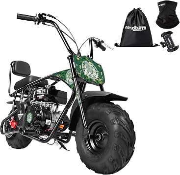 Oryxearth 99CC 4-Stroke Mini Bike, Gas Powered Bike W/EPA Approved Engine Mini Dirt Bike with Off-Road Tire for Kids, Speed Up 28 Mph Weight Support Up to 185 LBS