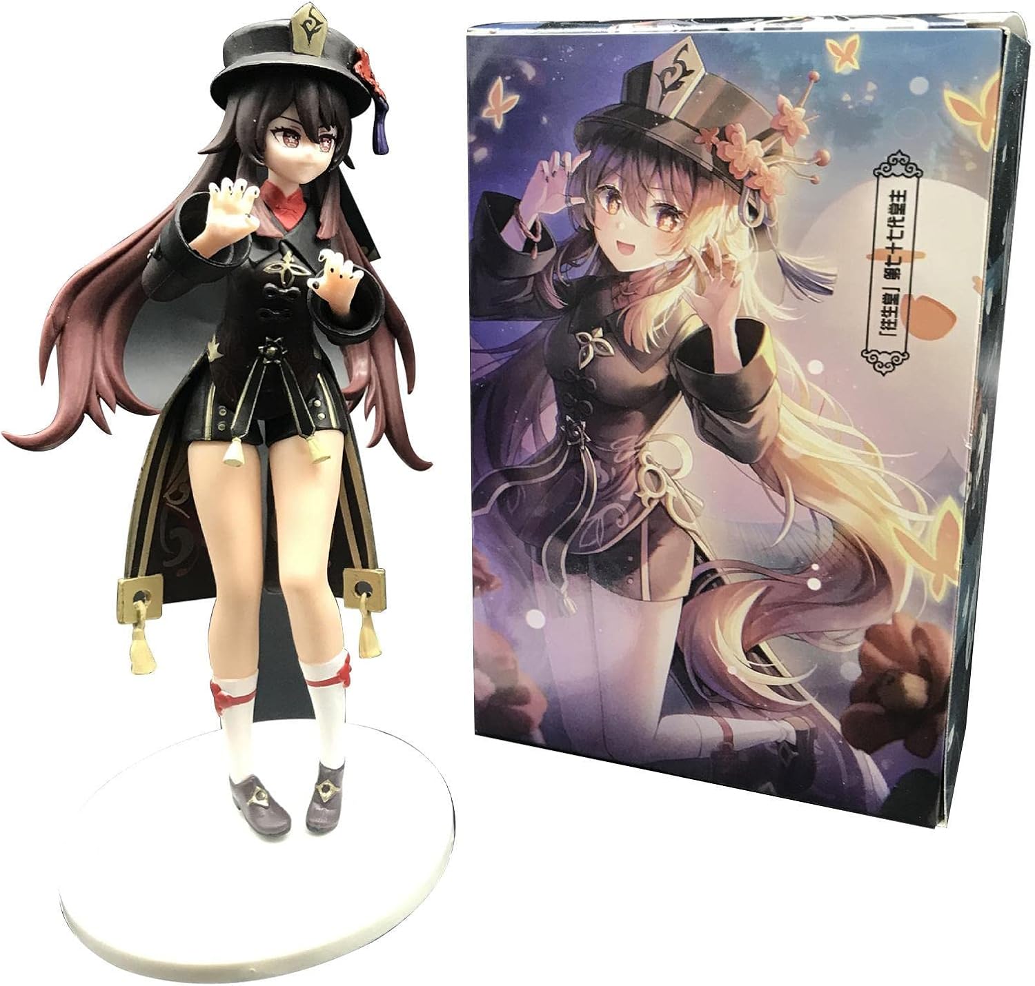 glueckind Figure, PVC Cute Genshin Klees Paimon Hu Tao Collectible