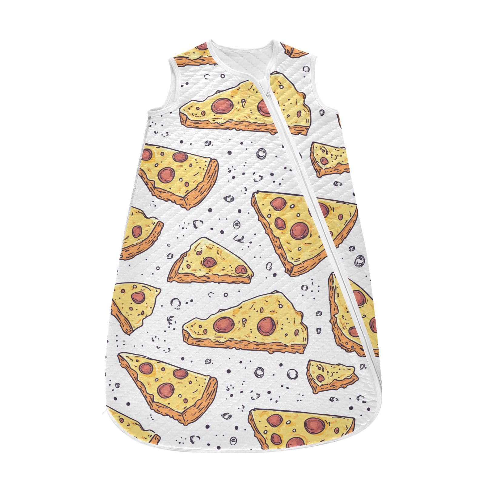 vvfelixl Cheese Doodle Baby Sleeping Bag Sleep Sack,Baby Wearable Blanket Sleep Suit for 0-6 Months