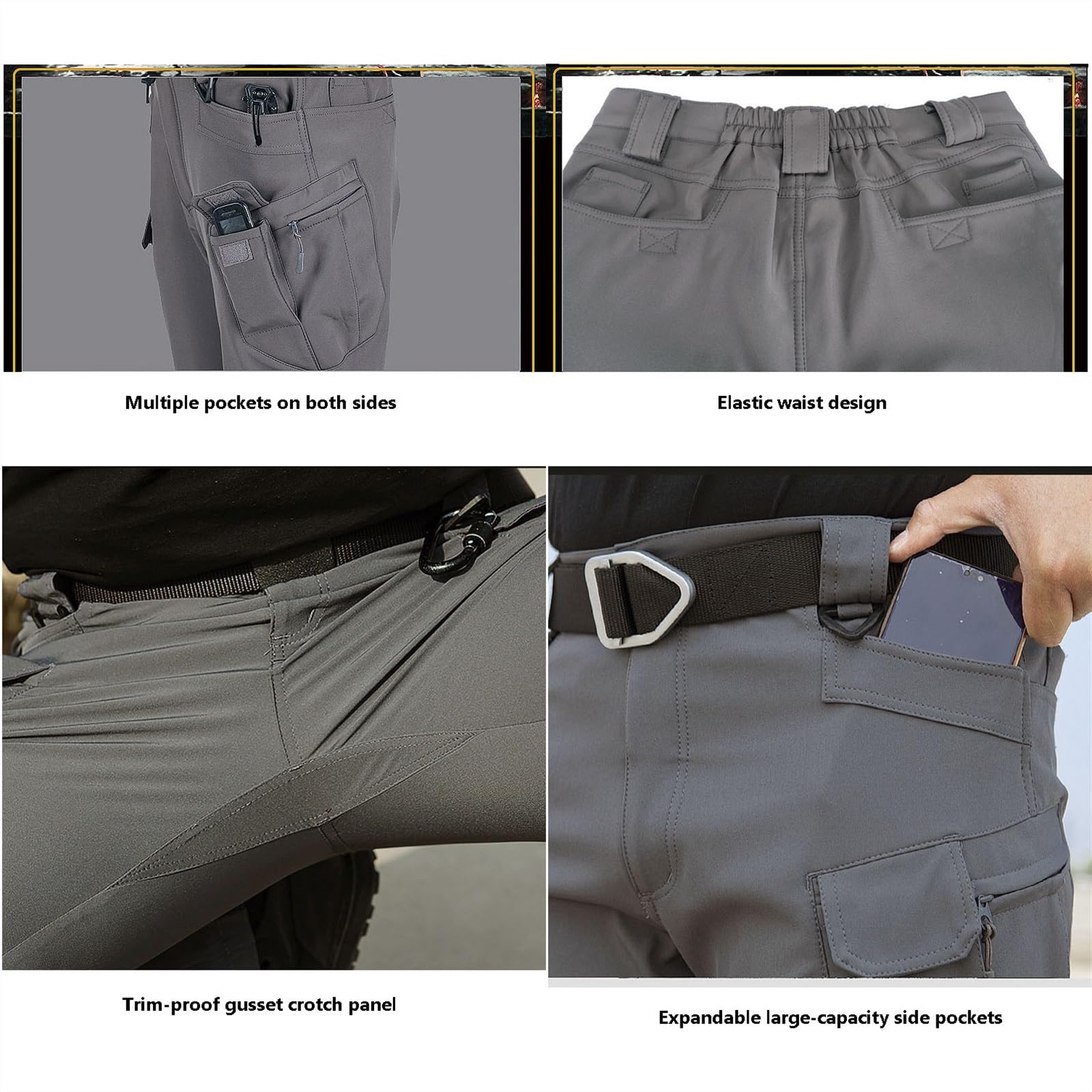 Wygwlg Traje De Nieve De Invierno Para Hombre, Conjunto Nieve Para Snowboard Impermeables Y Resistentes Al Viento Con Aislamiento Para Hombre, Chaquetas Con Brazalete Y Pantalones Con Cinturón