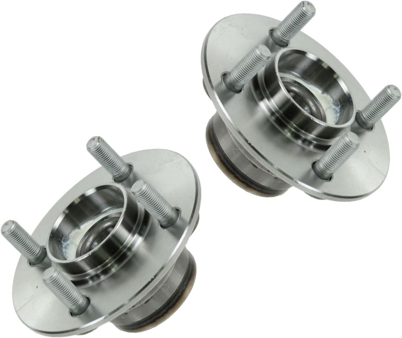 TRQ 2 Piece Rear Wheel Bearing & Hub Assembly Set Compatible with 1995-1998 Nissan 200SX 1991-1993 NX 1990-1999 Sentra - Image 3