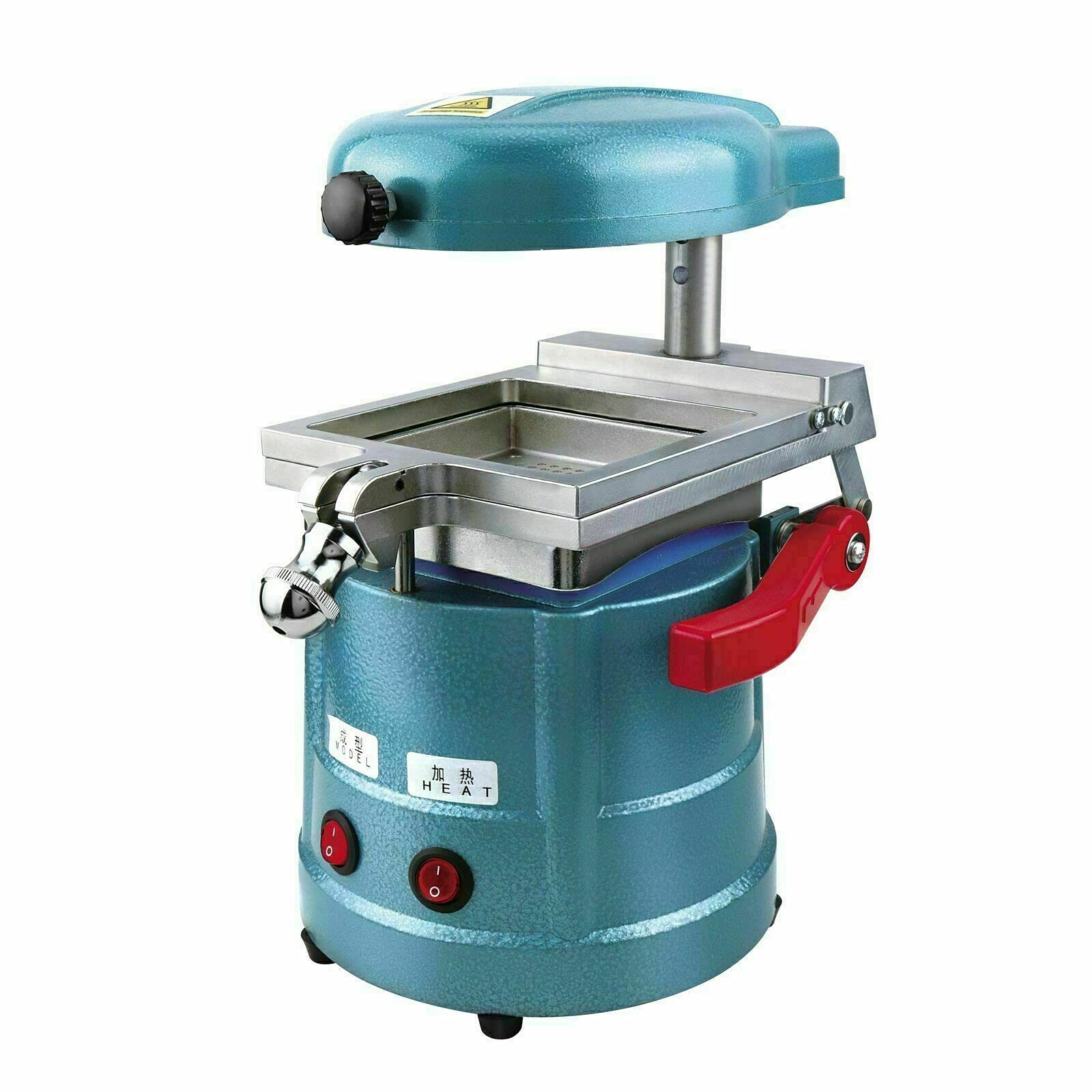 800W Dental Vacuum Forming Machine, Dental Thermoformer Vakuumformer Former Vacuum Forming Molding Tiefziehgerät Thermoforming Motorausrüstung 25 × 21 × 30 cm