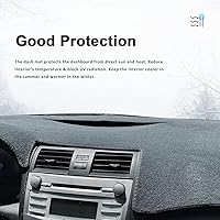 Vista 4 de auovo Cubierta de salpicadero compatible con Toyota Camry 2007-2011, accesorios protector de parasol antideslizante cubierta de alfombra