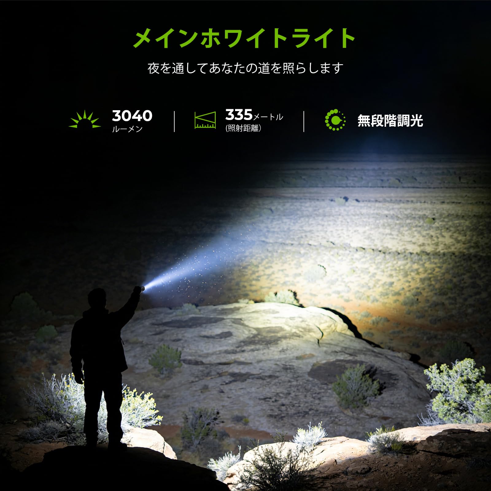 Amazon.co.jp: Wurkkos HD05 懐中電灯 LED 強力 3100ルーメン高輝度
