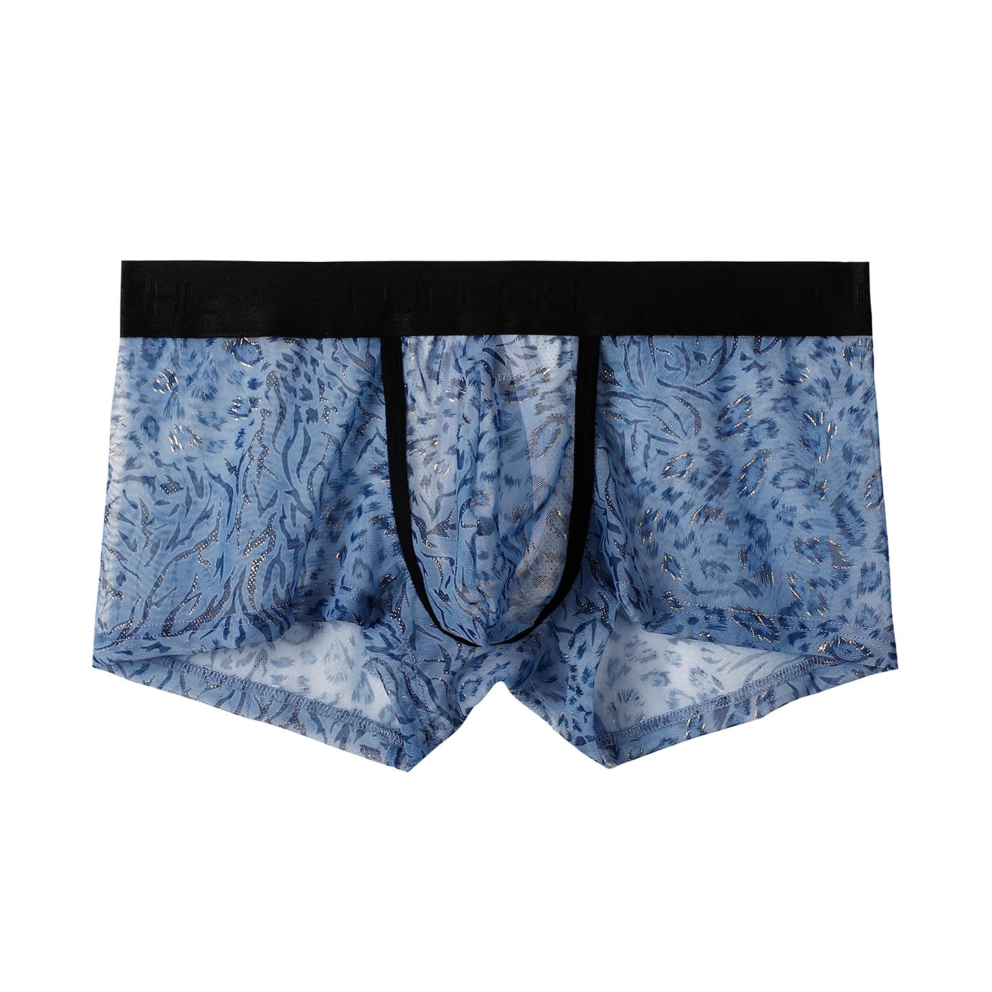 panteasy Men's Leopard Print Boxer Briefs Stretch Underwear Trunks-picture-8