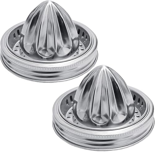 Tapas para tarros de acero inoxidable, tapas de almacenamiento con sellos de silicona para tarros de conserva de boca ancha, superficie pulida,