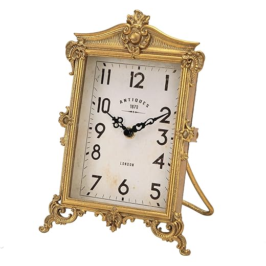 Vintage Gold Silent Desk Clock