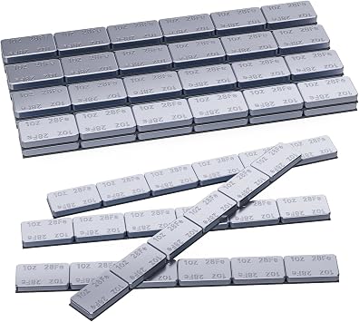 Sposuit Adhesive Stick on Wheel Weights - 1oz, 72pcs, Grey, Applicable to Cars, Trucks, SUVs, Motorcycles, Low Profile, Car Model, Easy to Peel & Low Profile 60oz/Box, U.S. OEM Quality