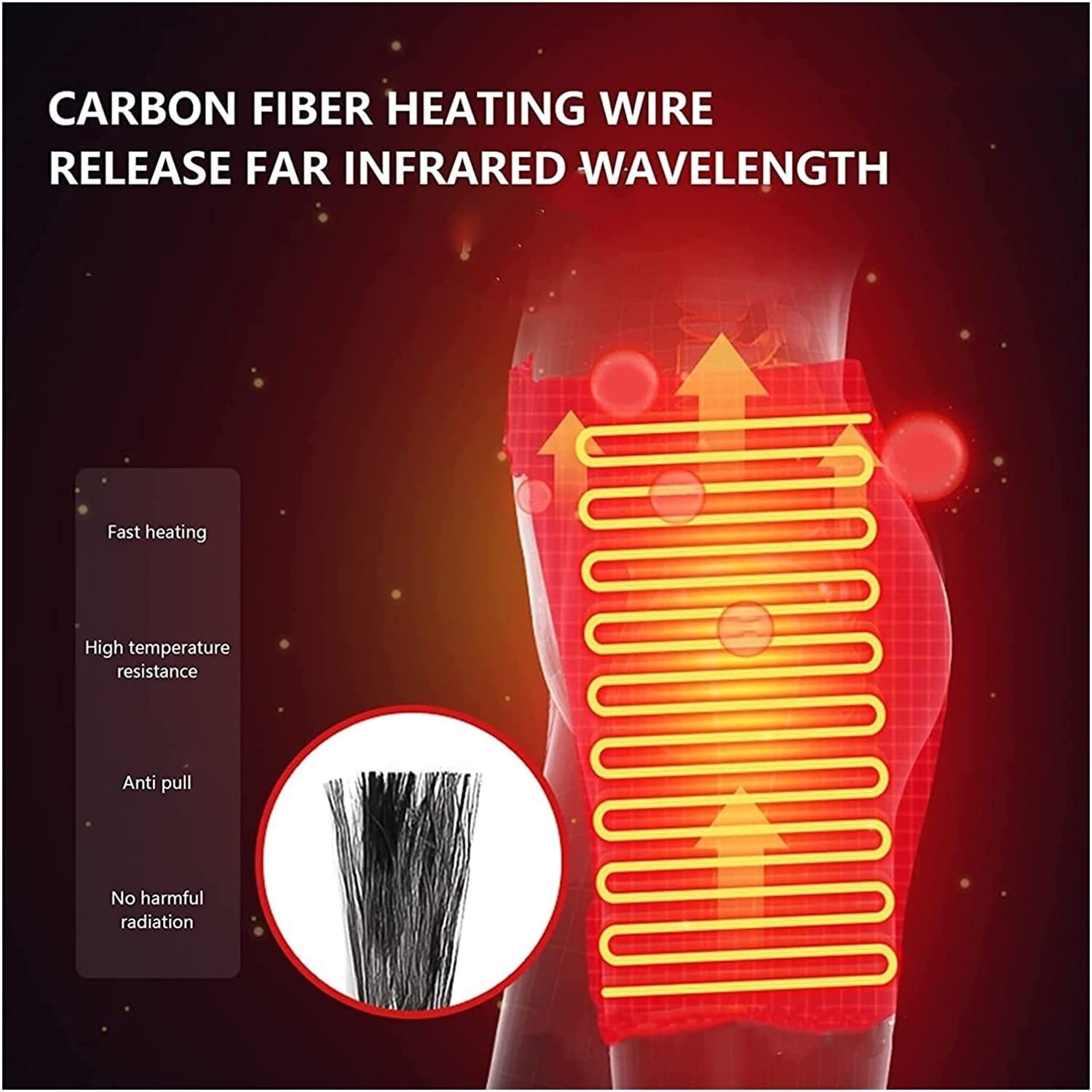 Soportes ajustables para muslo Calentamiento de la manga de compresión del muslo 3 modos de vibración Soporte para la ingle para mujeres Cadera Ingle Tendón de la corva Muslo Hip Wrap Brace 22.7.20