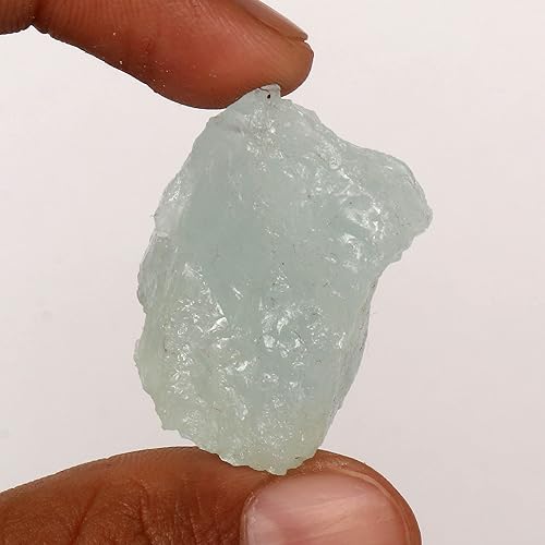 Miniatura 2 de GEMHUB 98.55 CT Minas de la Tierra 100% Natural Aqua Sky Aguamarina Piedra preciosa suelta áspera Sin calefacción Certificado Aguamarina Piedra