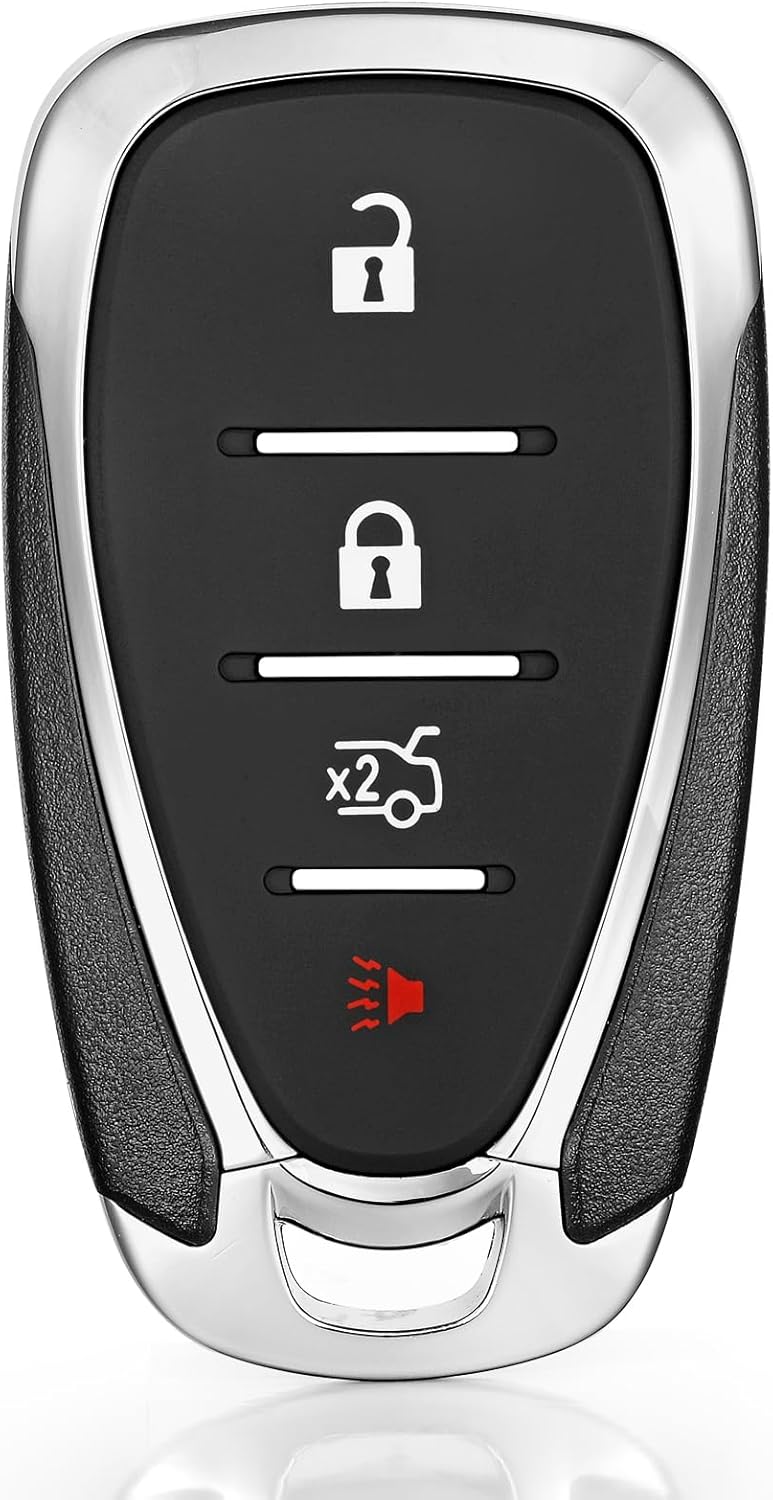 Smart Key Fob Replacement Fits for Chevy Malibu Camaro 2016 2017 2018 2019 2020 2021 Cruze 2016-2019 Proximity Keyless Entry Remote Control 433 Mhz FCC:HYQ4EA P/N:13508771 13584504 13529660