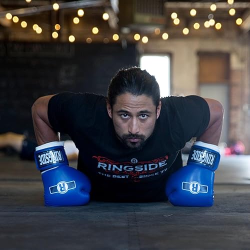 Miniatura 7 de Guantes de entrenamiento Ringside de estilo profesional, de gel, para practicar en saco de boxeo, kickboxing y Muay Thai