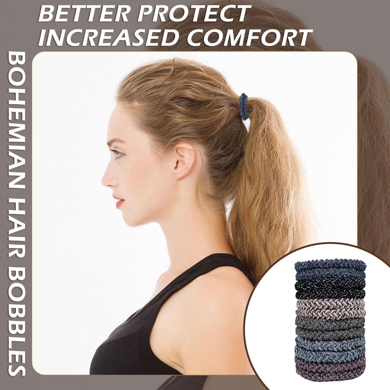 12Pcs Hair Ties - Image 4