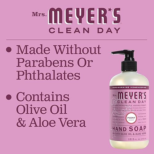 Miniatura 6 de Mrs. Meyer's Clean Day - Jabón líquido para manos, manzana, botella de 12.5 onzas líquidas