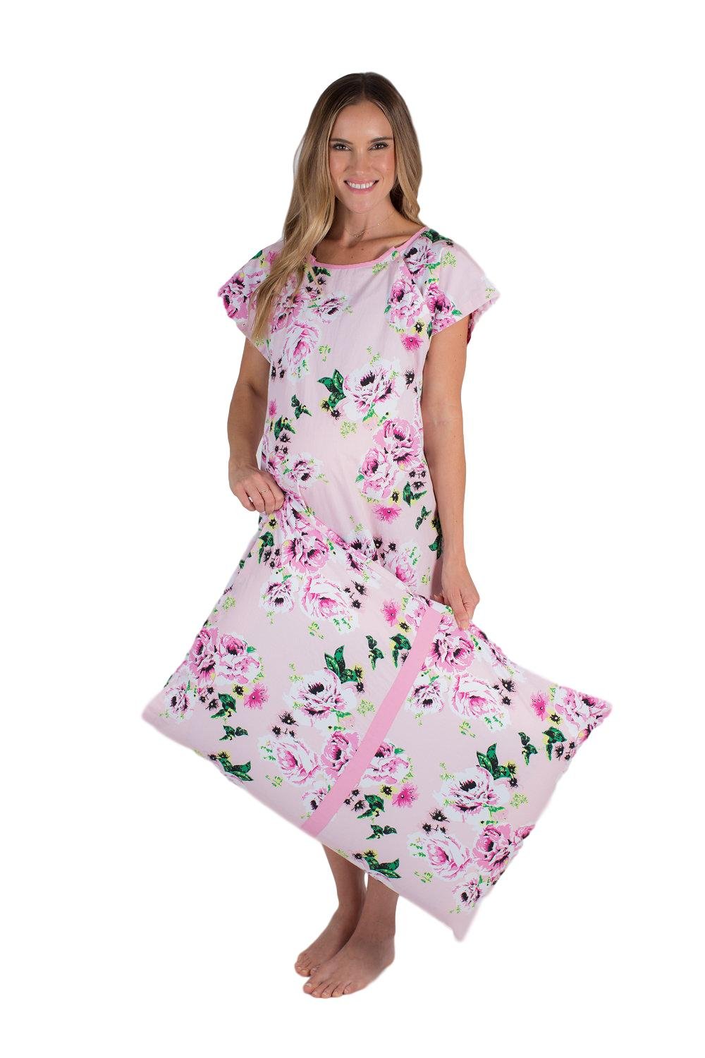 Pink Hospital Gownies Baby Be Mine Labor And Delivery Gown Buy Ies