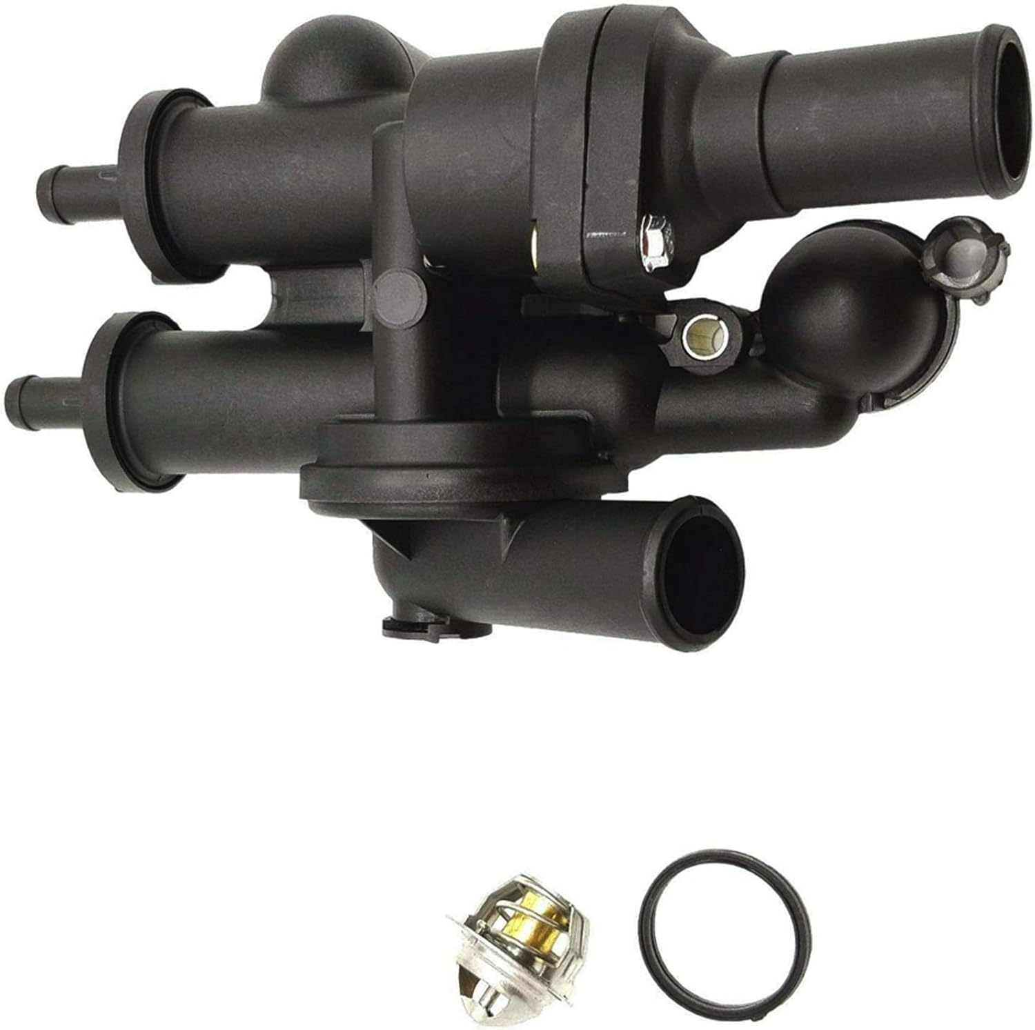 Water Outlet + Thermostat Housing for 20082017 Dodge