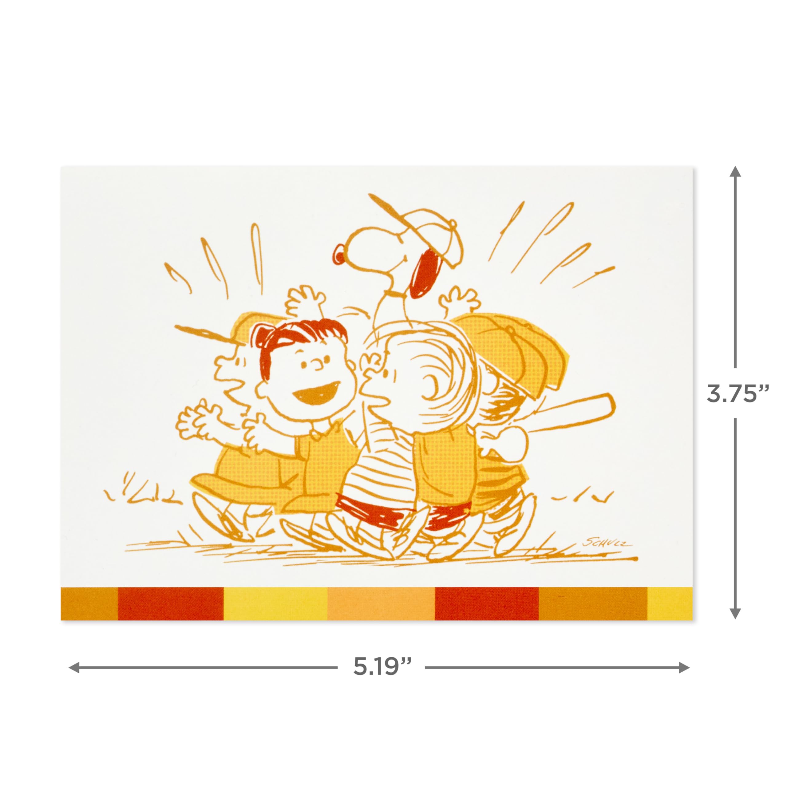 Hallmark Peanuts 75th Anniversary Note Card Assortment (24 Cards with Envelopes) Charlie Brown, Snoopy, Lucy and More - Image 3