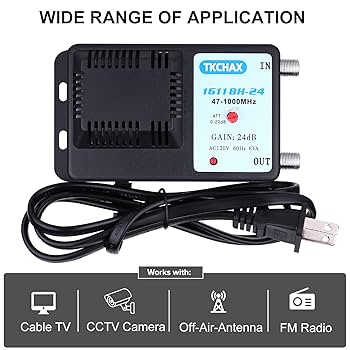 Amazon.com: TKCHAX Antenna Amplifier, Digital TV Signal