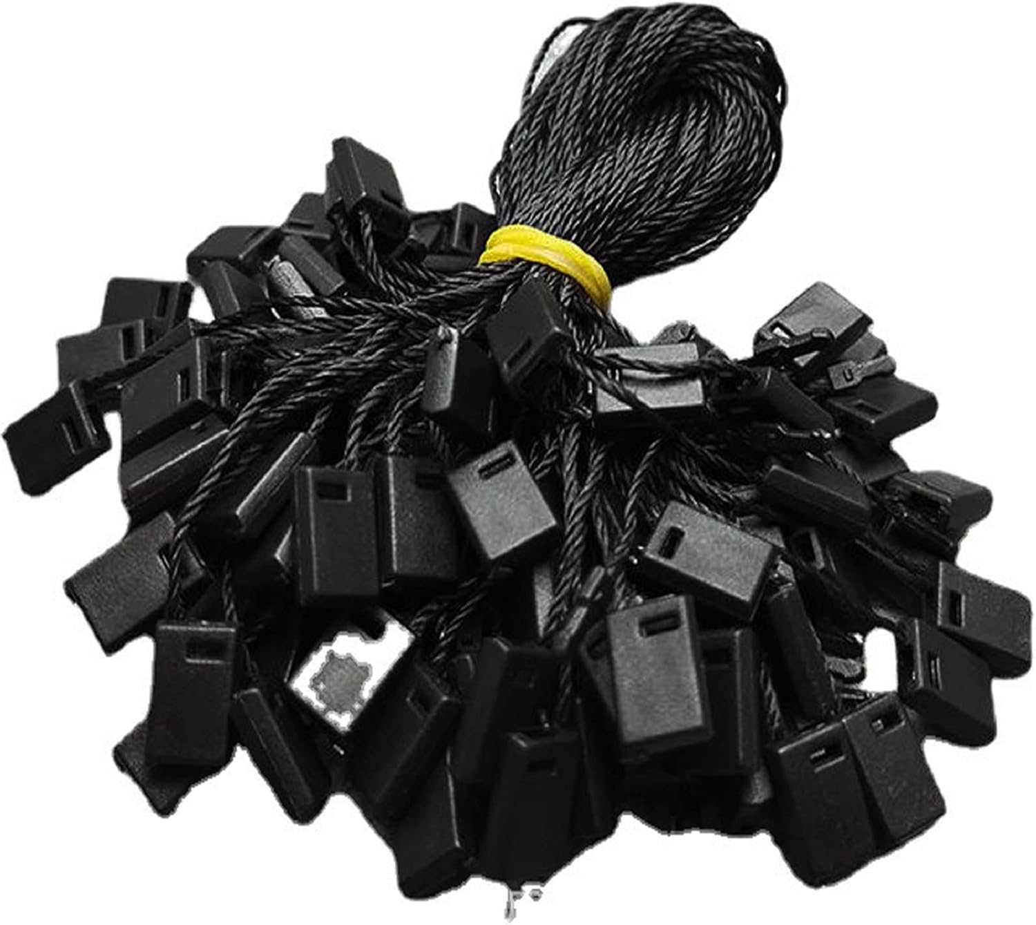 ZZRANYE 7 Inch 1000Pcs Black Nylon Hang Tag String Snap