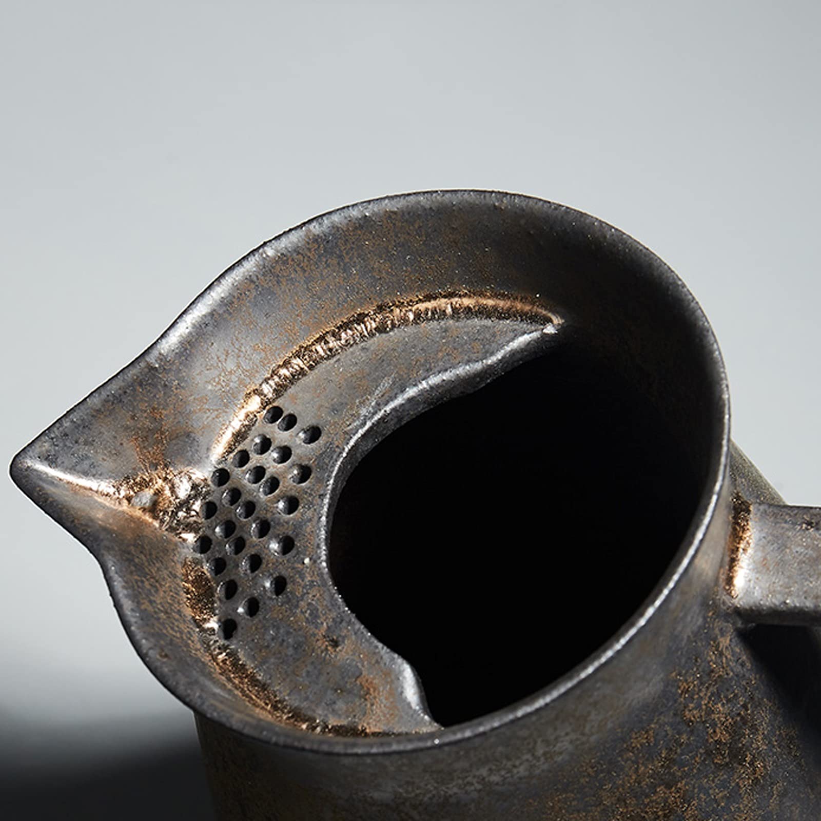 Dzbanek na wodę 50 ml kreatywny ceramiczny dzbanek z uchwytem zapobiegającym poparzeniom odporny na wysoką temperaturę zimny dzbanek domowy czajniczek dzbanek na sok dzbanek do herbaty