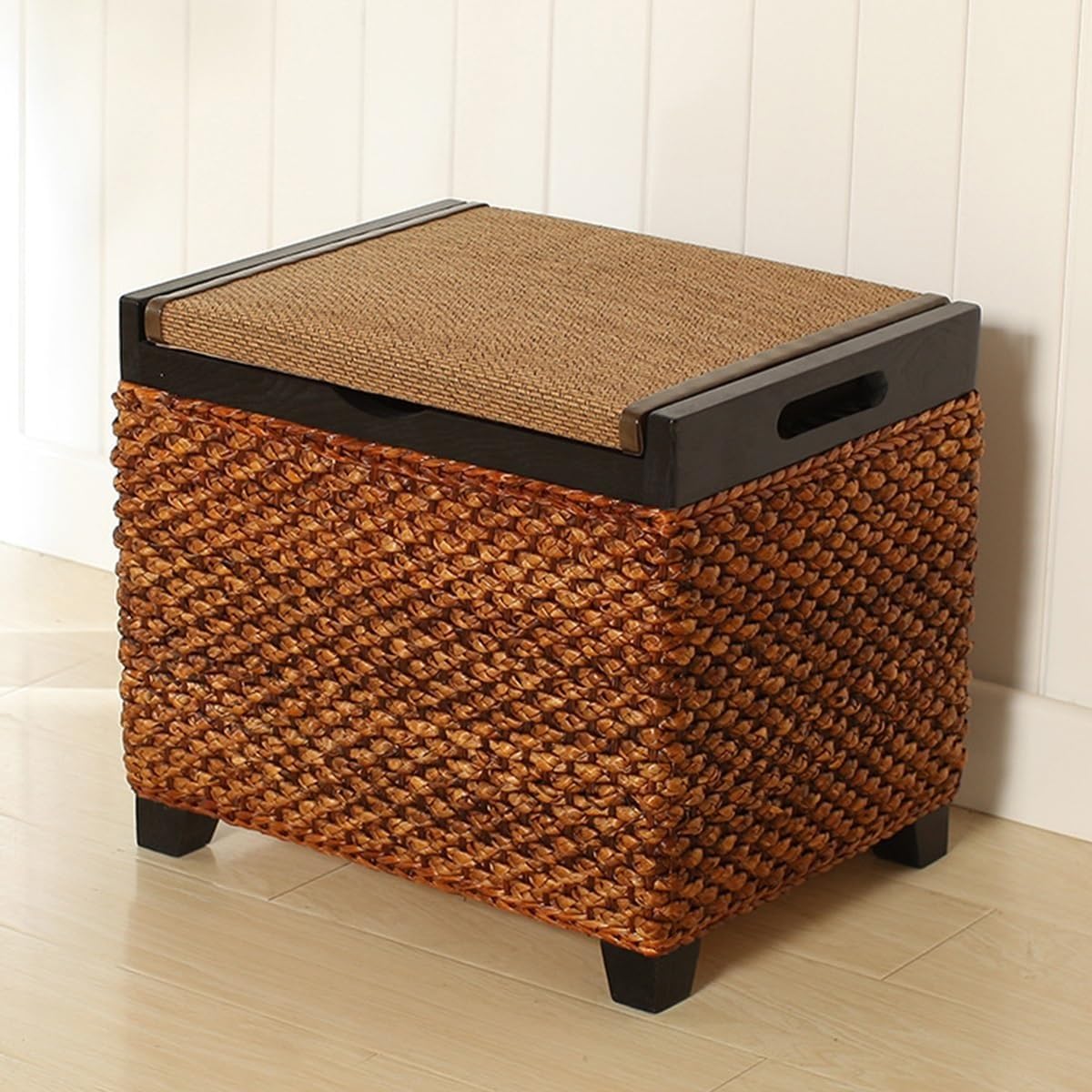 SDCFFC Entryway Storage Bench with Flip Lid Small Padded Shoe Rack Bench for Hallway & Living Room Beautiful