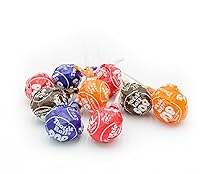 Vista 4 de POPS Lollipops 1 lb Bulk Bag, 5 Assorted Flavors, Gluten Free, Chewy Center & Hard Candy Coating, Individually Wrapped Suckers (24 Pieces)