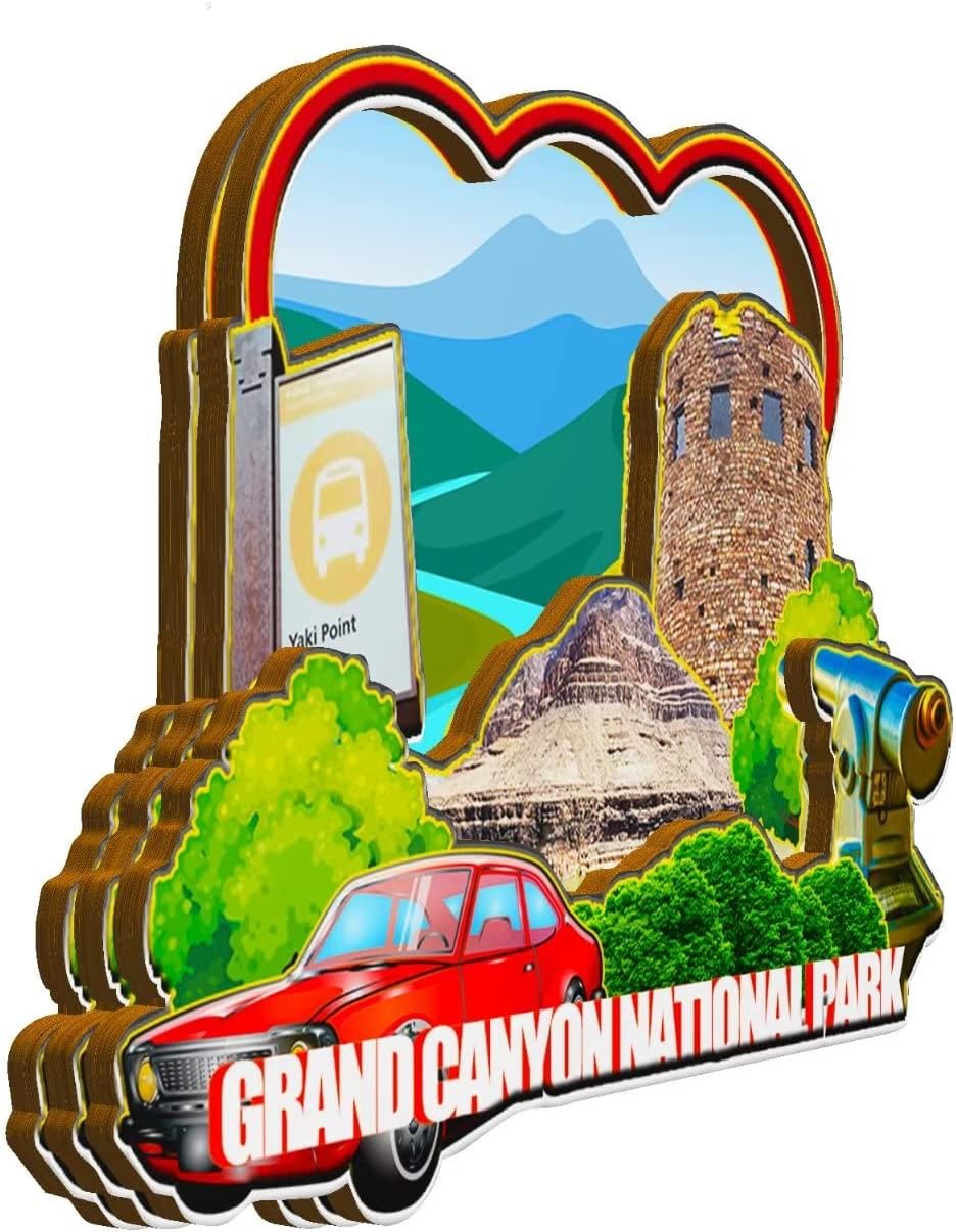 Grand Canyon National Park Arizona USA Magnet Fridge Magnet Wooden 3D Landmarks Travel Collectible Souvenirs Decoration Handmade -1314 image 2