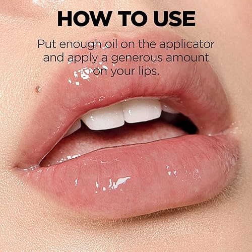 Miniatura 6 de THESAEM Eco Soul Lip Oil 01 Honey - Aceite labial voluminoso e hidratante para nutrir e hidratar los labios, aceite de semillas de girasol y aceite