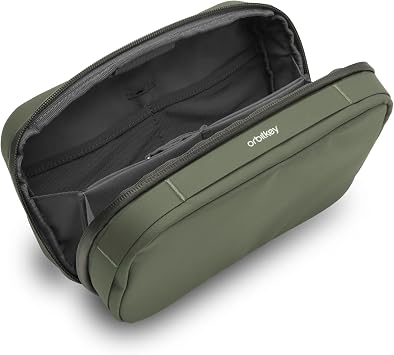 Orbitkey 2-in-1 Tech Accessory Pouch - Olive | Detachable Slim Sleeve | Organizes Cables & Chargers | Water-Resistant Fabric | Travel Ready