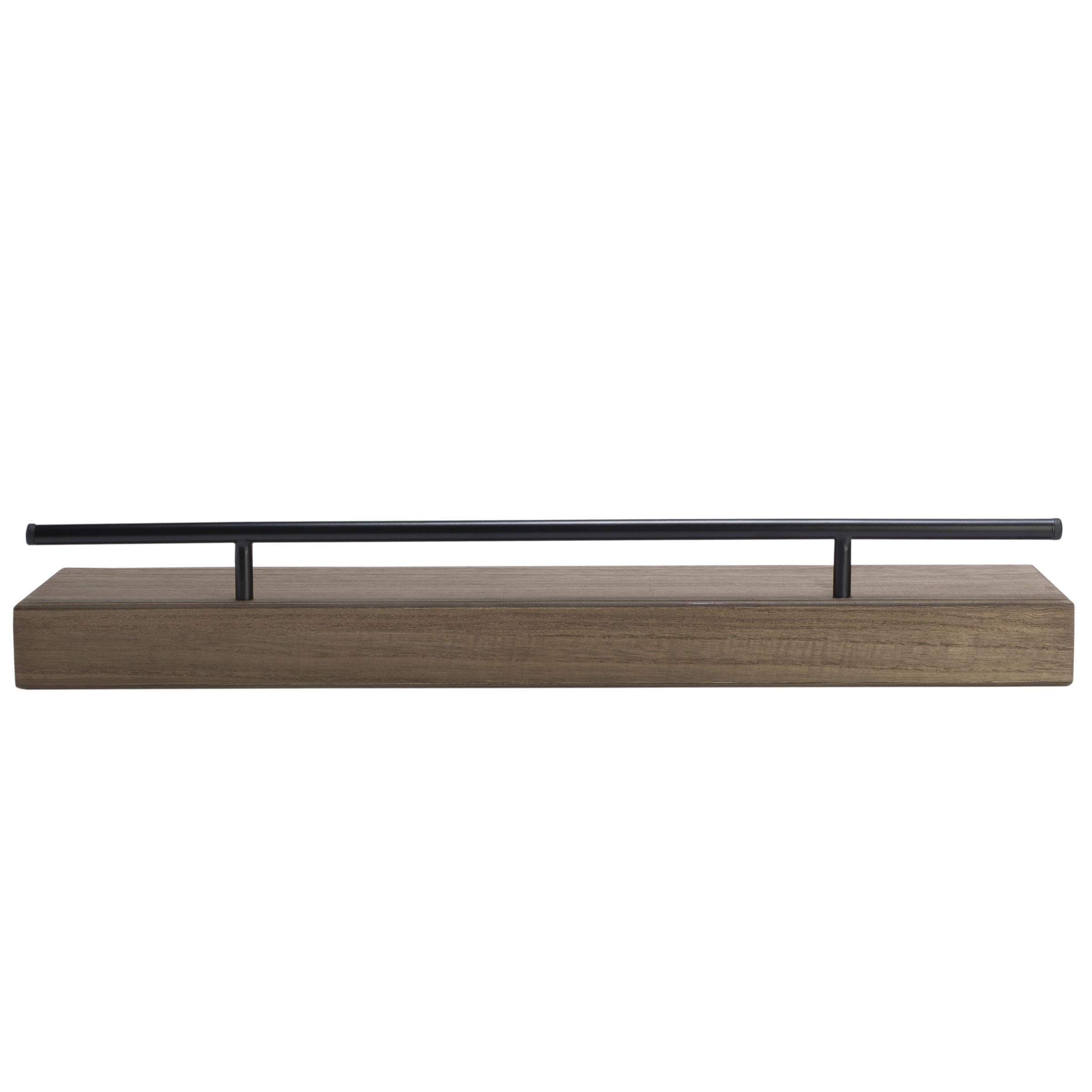 Snapklik.com : MELANNCO Floating Railing Shelf For Bedroom