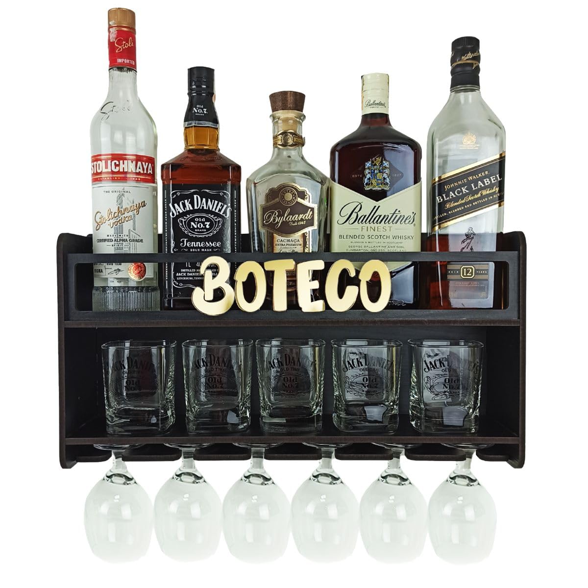 Bar Barzinho Adega Suporte De Parede Para Whisky Destilados | Amazon.com.br