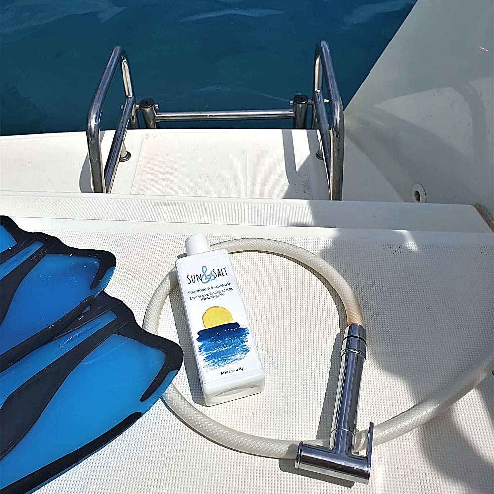 Sun&Salt: Doccia Shampoo 100% Eco-BIO-Natural, Perfetto Anche con l'acqua di Mare