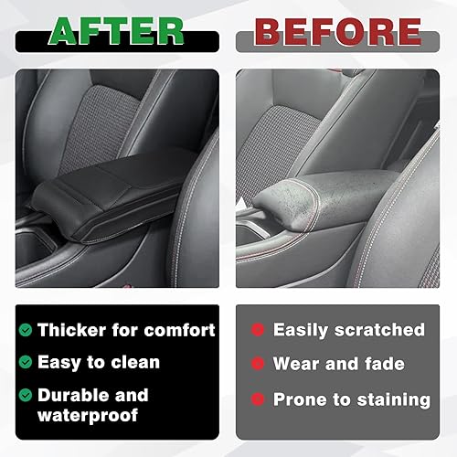 Miniatura 349 de Muslogy Funda de consola central compatible con Honda Pilot 2023 2024 2025, 2024 2025 2026 Ridgeline/Passport Accesorios para apoyabrazos, tapa