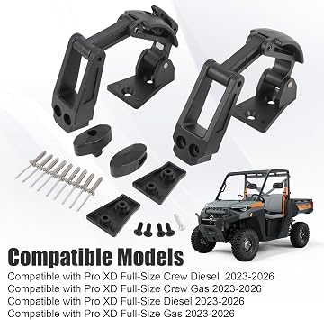 2206609 Window Latch Hardware Kit Compatible with Polaris Ranger 2023-2026