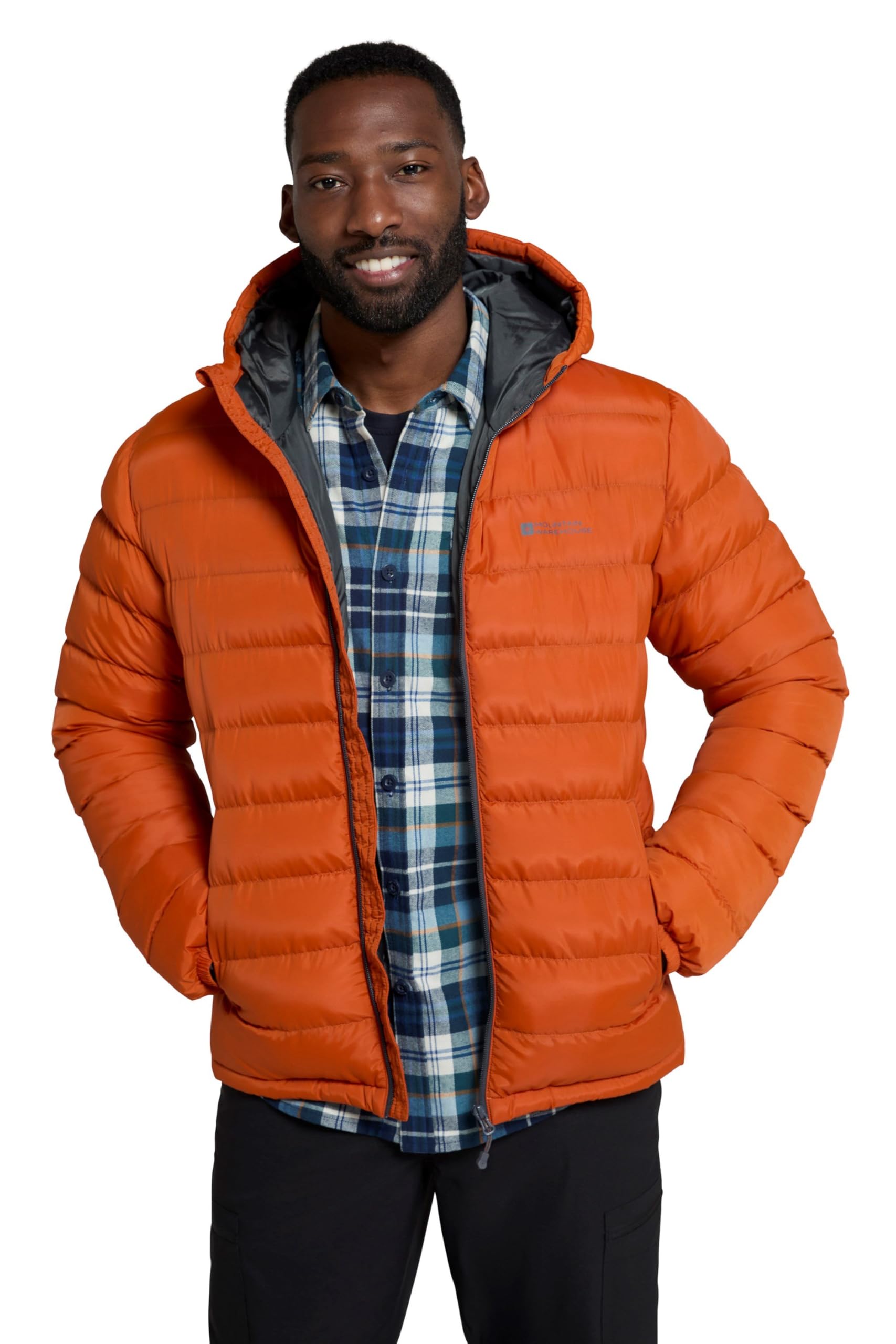 Seasons Mens Padded Jacket - Orange