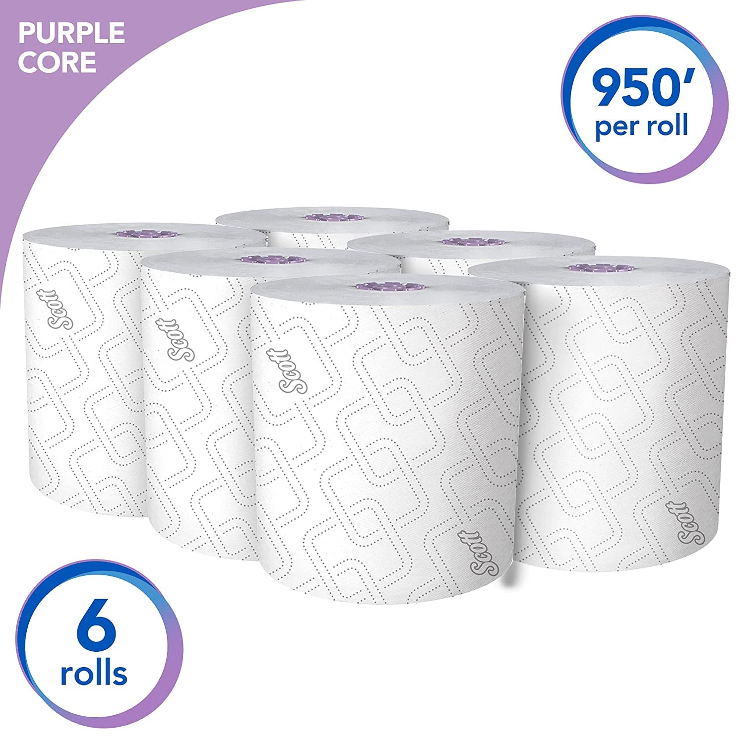 Highmark Brand 100% Recycled 2-Ply Paper Towels, 11 x 9, 85 Sheets Per Roll, Case Of 30 Rolls