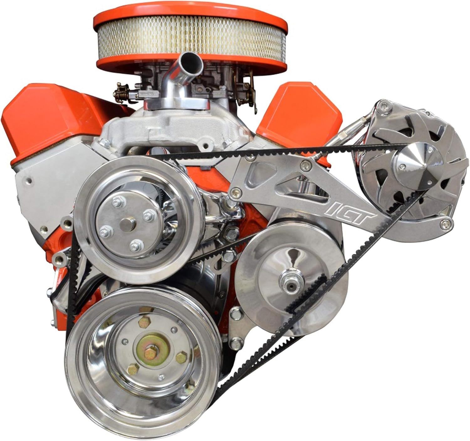 ICT Billet SBC Drivers Side Alternator Bracket Adjustable