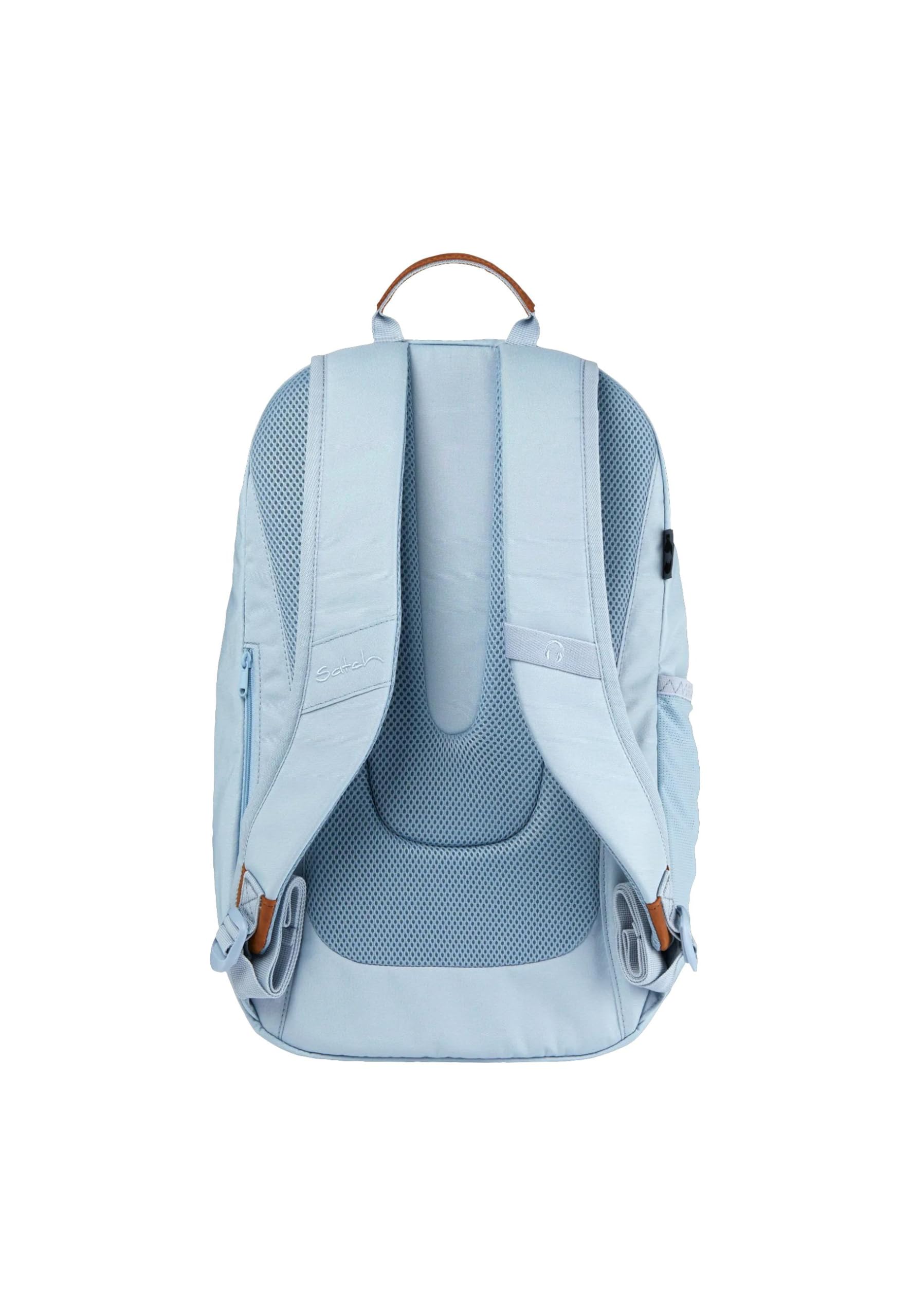 Satch Fly Freizeit-Rucksack Daypack, 18 L, recycelt mit Laptopfach, Rückenpolster, Seitentasche