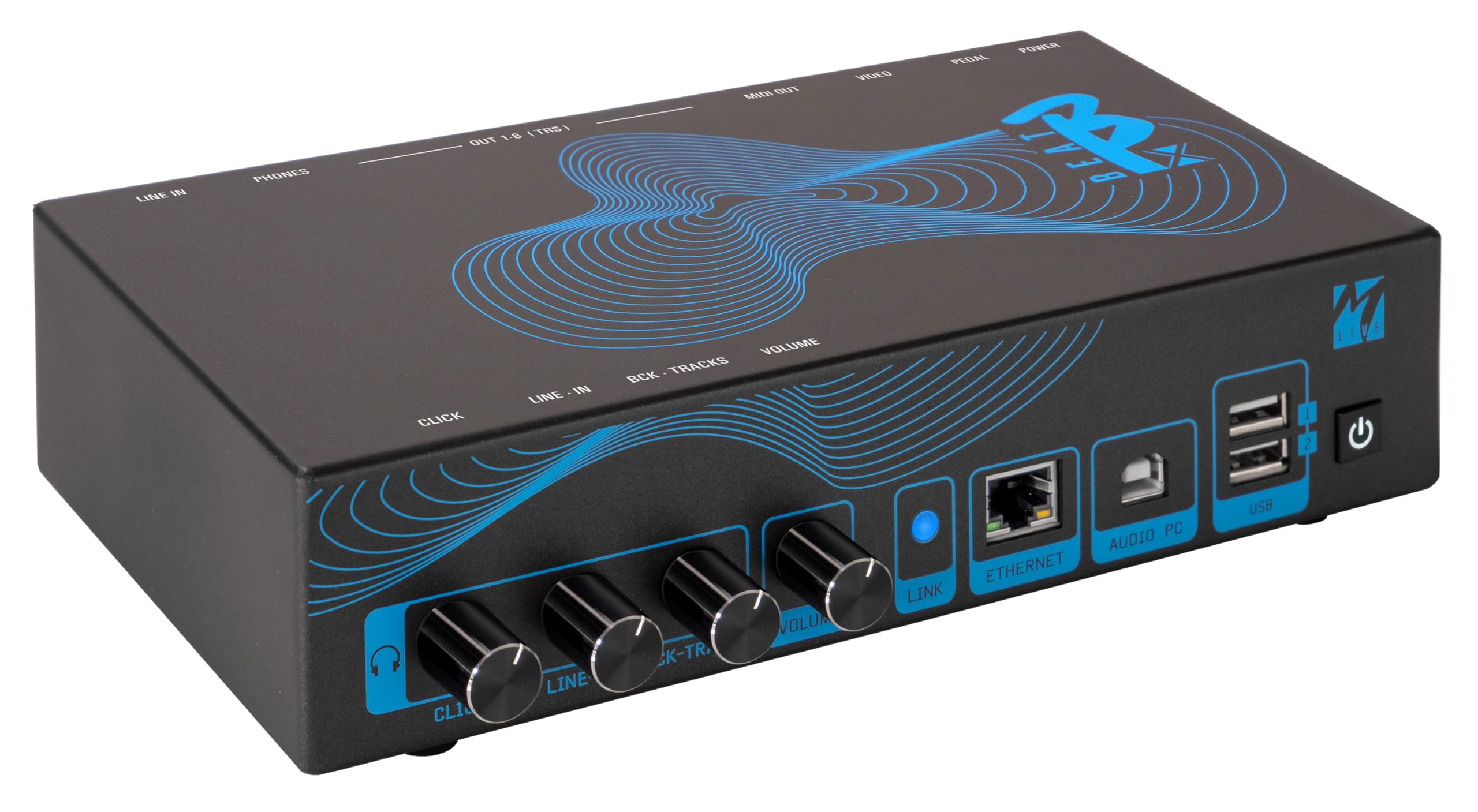 M-LIVE B.Beat X 128 Gb WiFi : Lecteur de Backing Tracks avec Contrôle à Distance et Interface Audio pour le Live avec Lecture Multipiste, MIDI et Synchronisation Vidéo